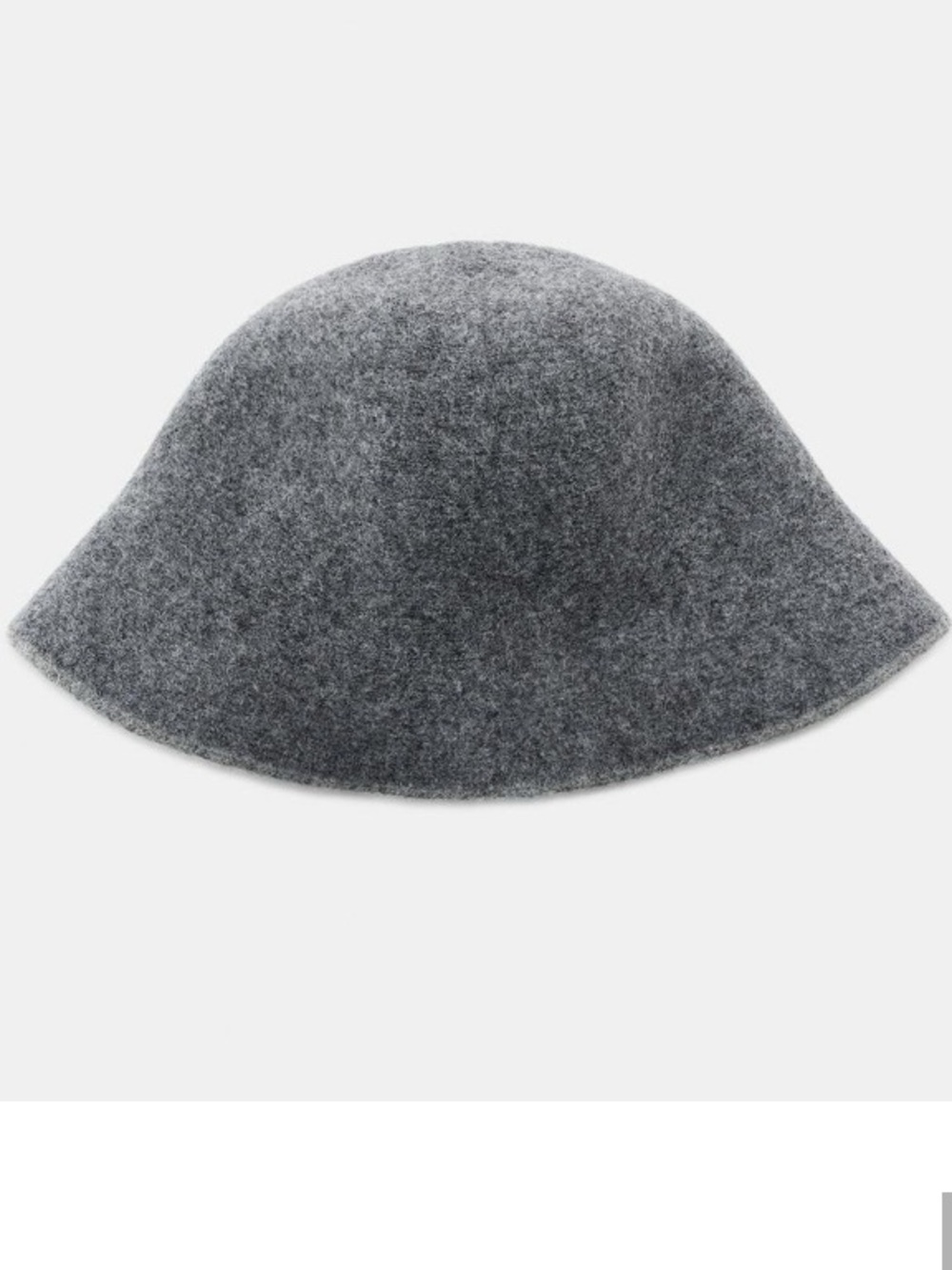 Zara Heather Grey Wool Bucket Hat